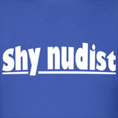 Shy nudist