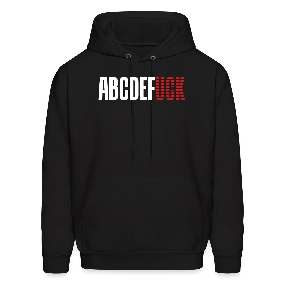 Abcdefuck - Men's hoodie