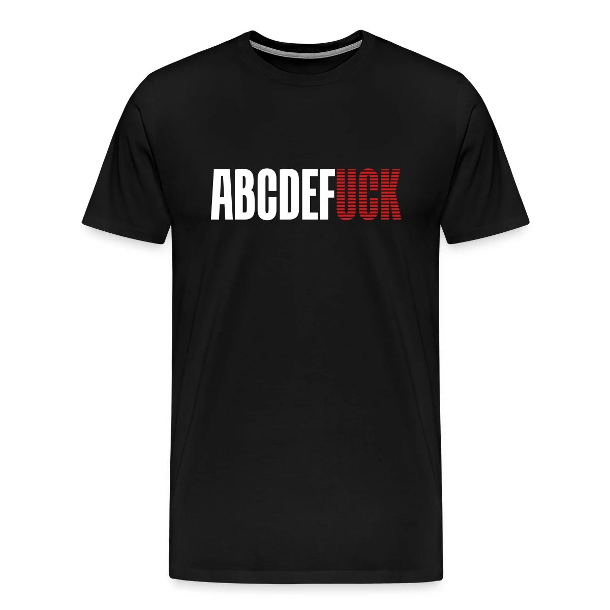 Abcdefuck - Men's Premium T-shirt