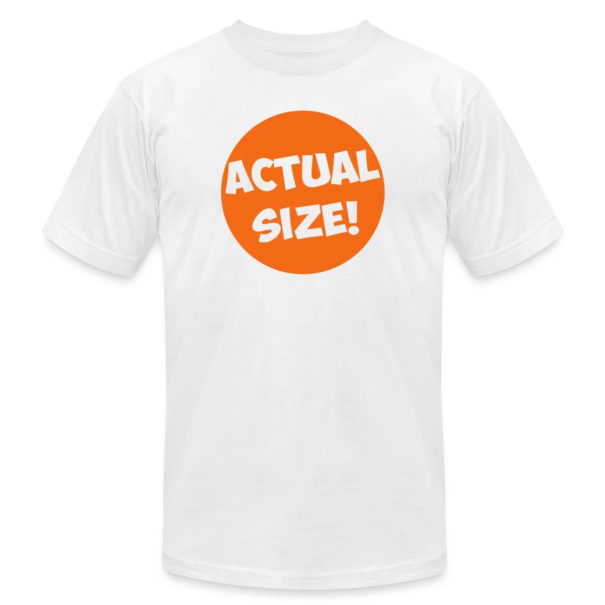 Actual size - Jersey T-shirt