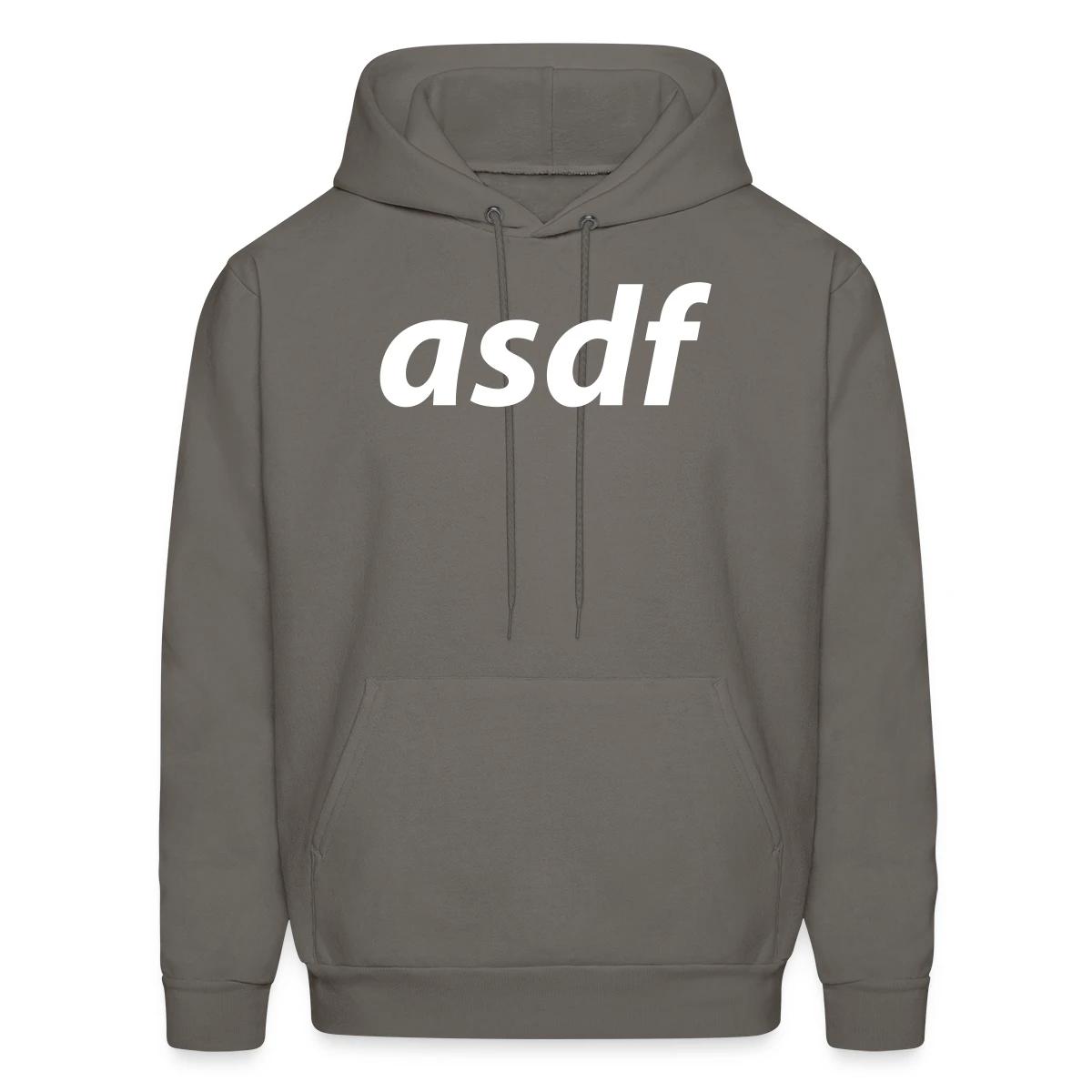 asdf - Men's hoodie