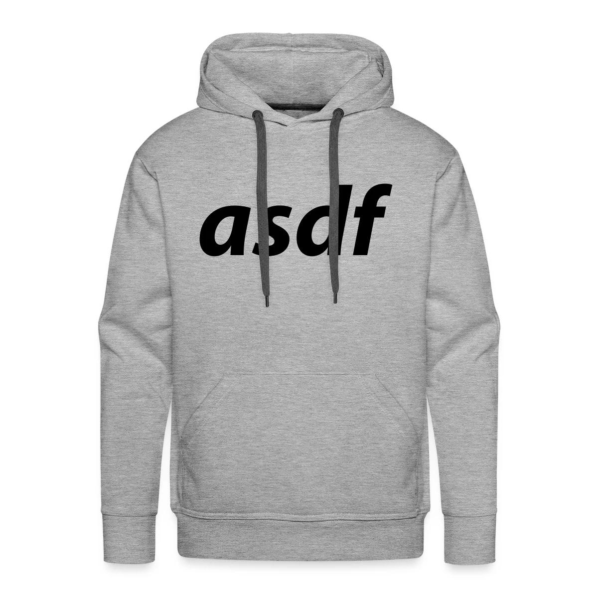 asdf - Men's Premium hoodie