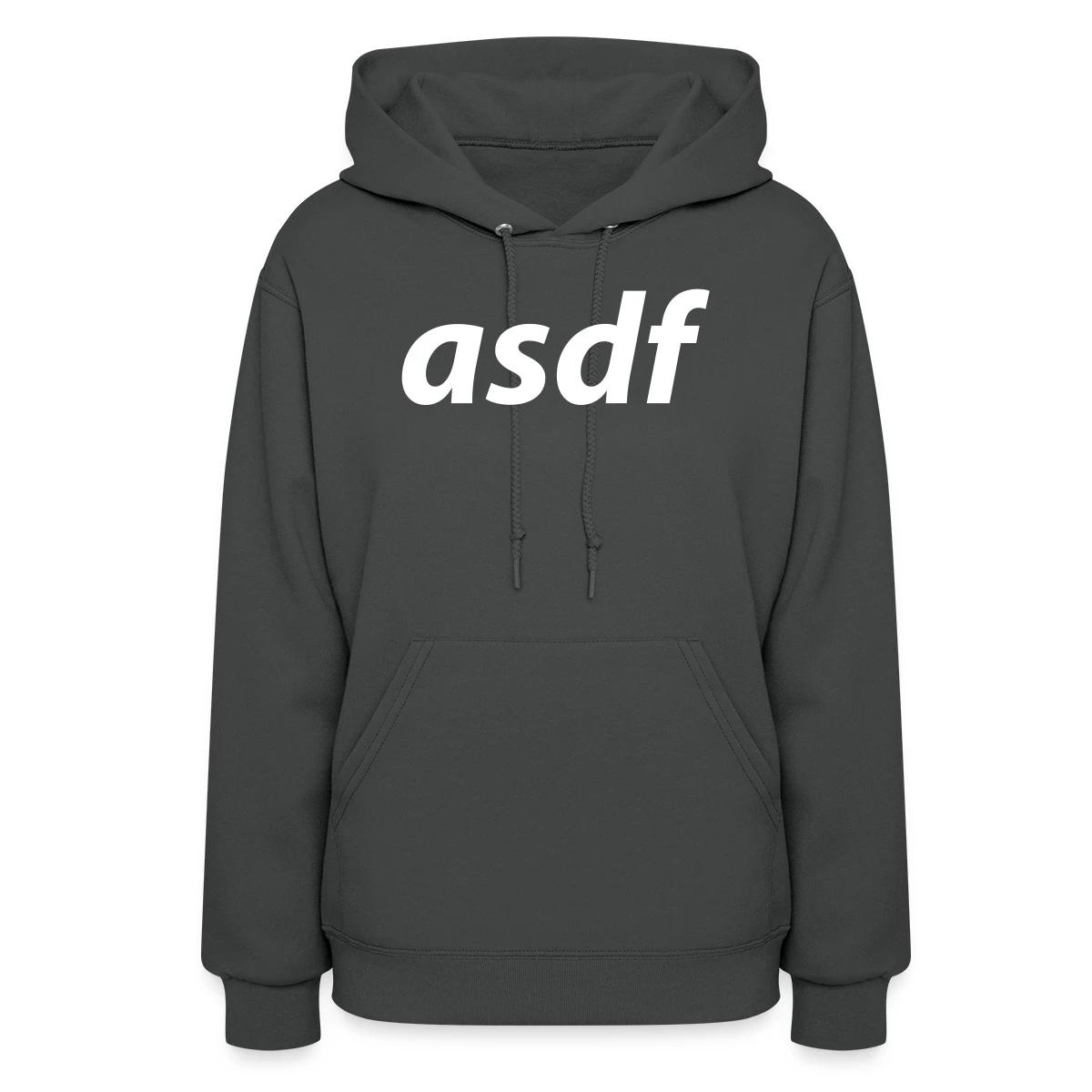 asdf - Women's hoodies
