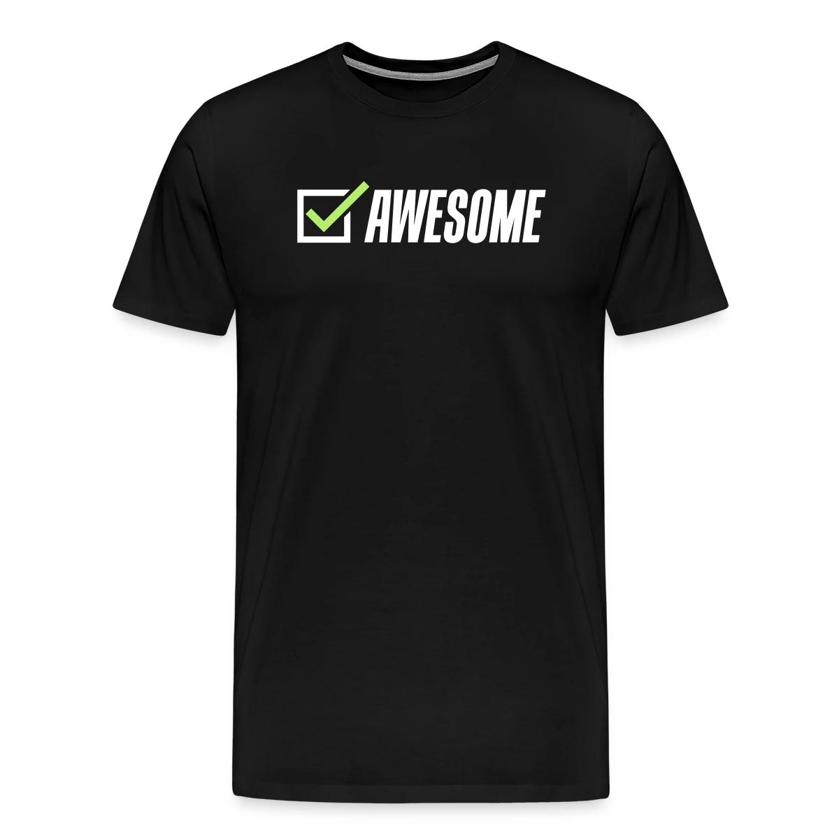 Awesome, check - Men's Premium T-shirt