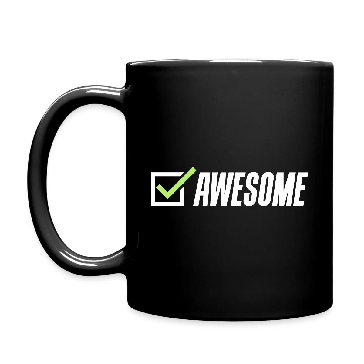 Awesome, check - Full color mug