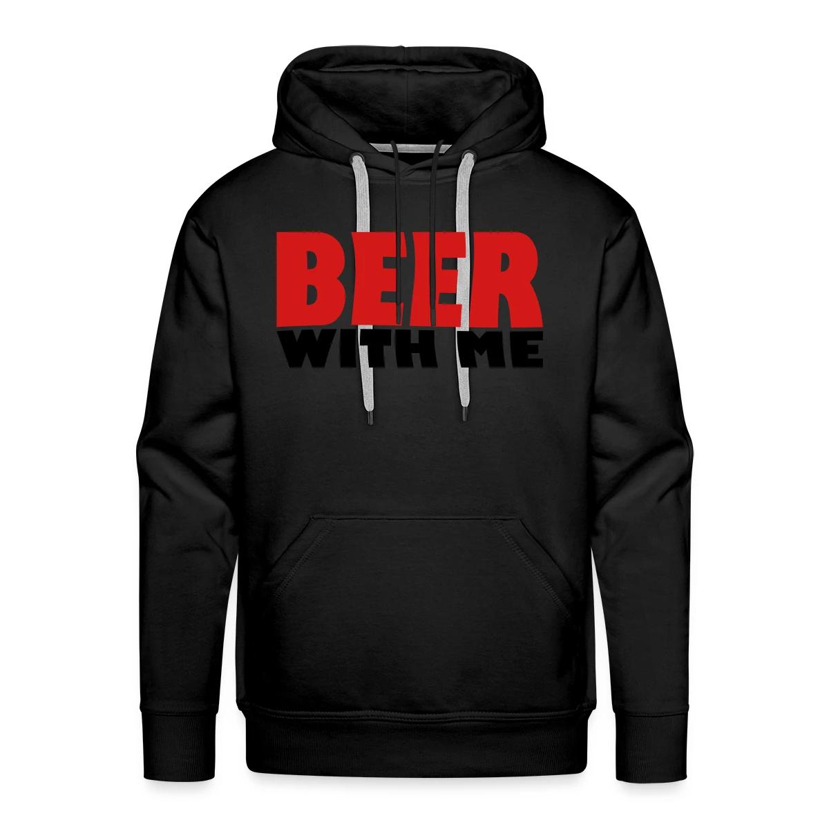 Beer with me - Men's Premium hoodie