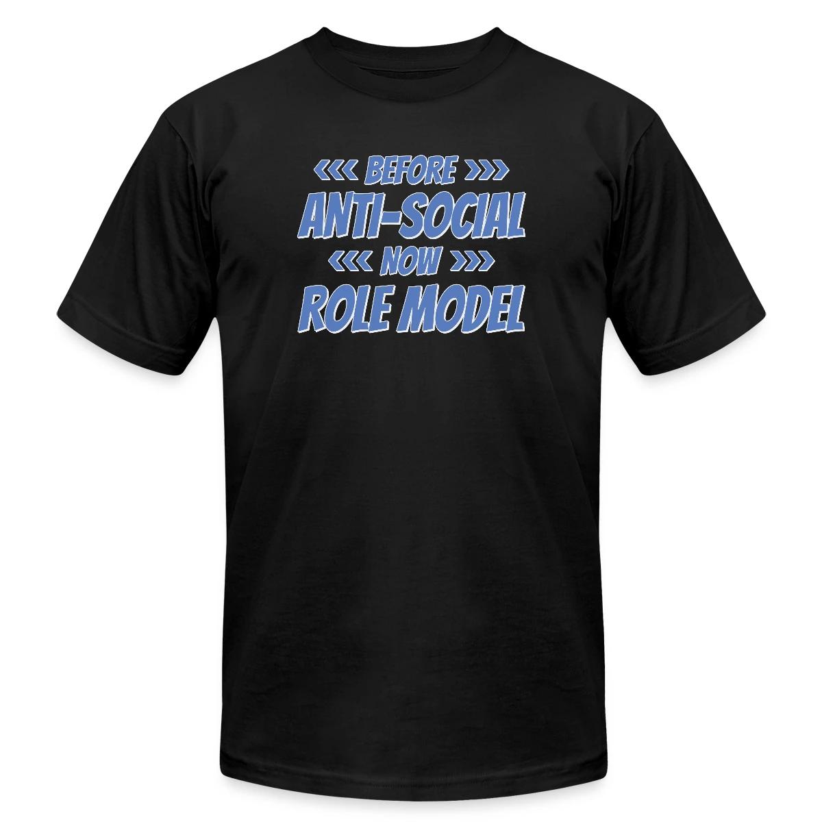 Before - Anti Social - Now - Role Model - Jersey T-shirt