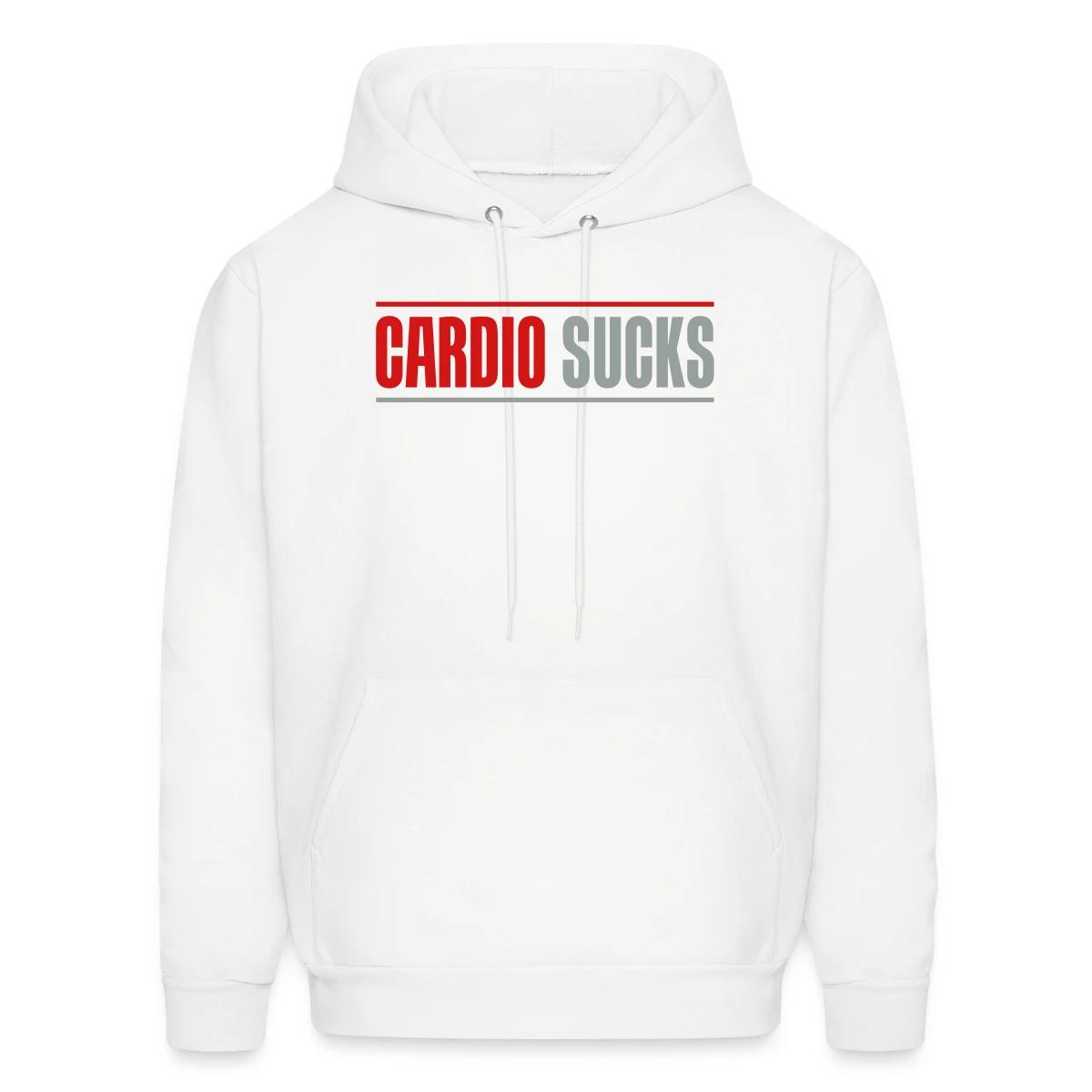 Cardio sucks - Men's hoodie