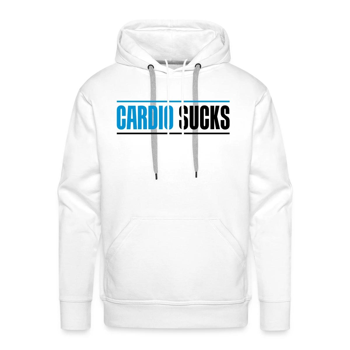 Cardio sucks - Men's Premium hoodie