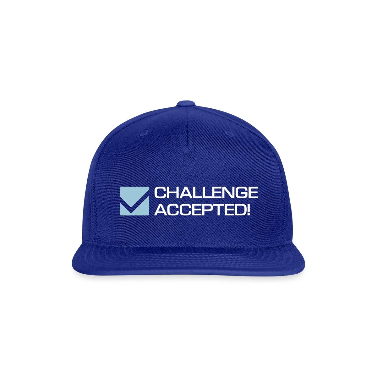 Challenge Accepted - Snapback cap