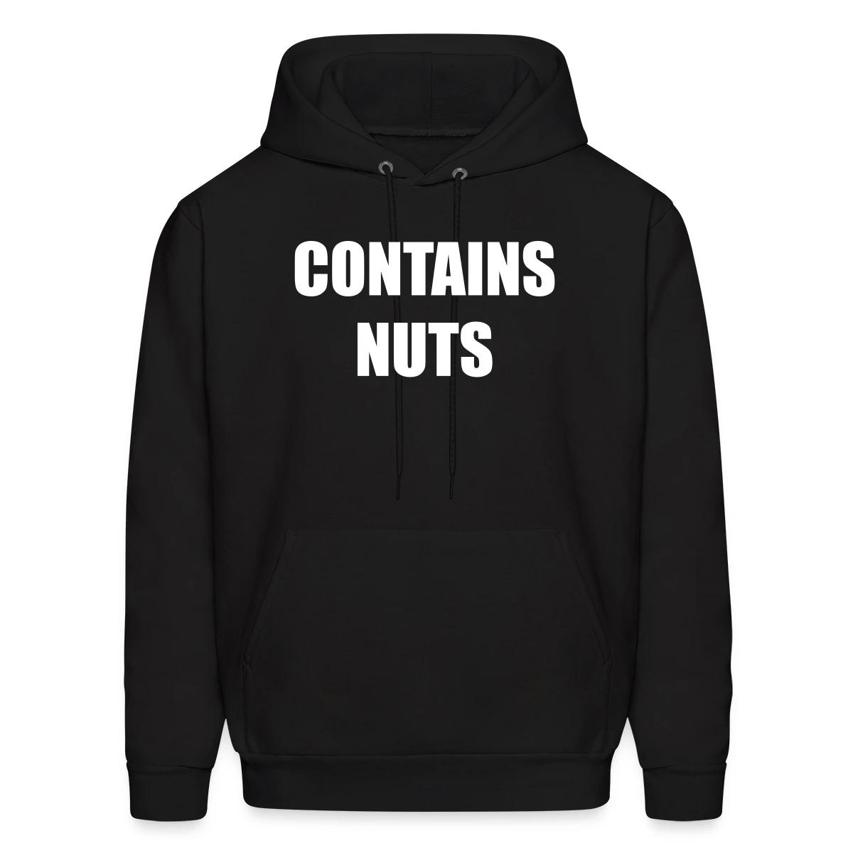 Contains nuts - Men's hoodie