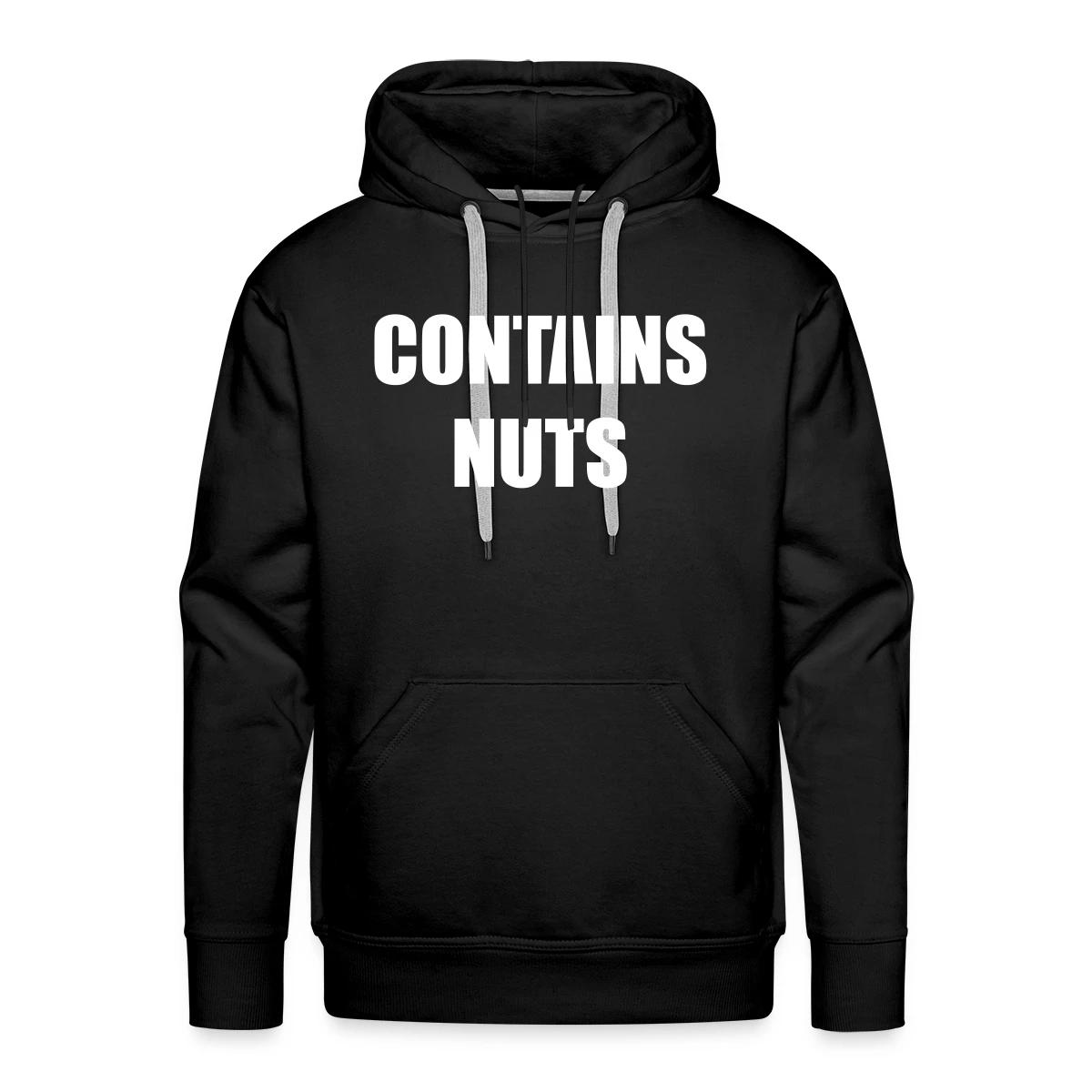 Contains nuts - Men's Premium hoodie