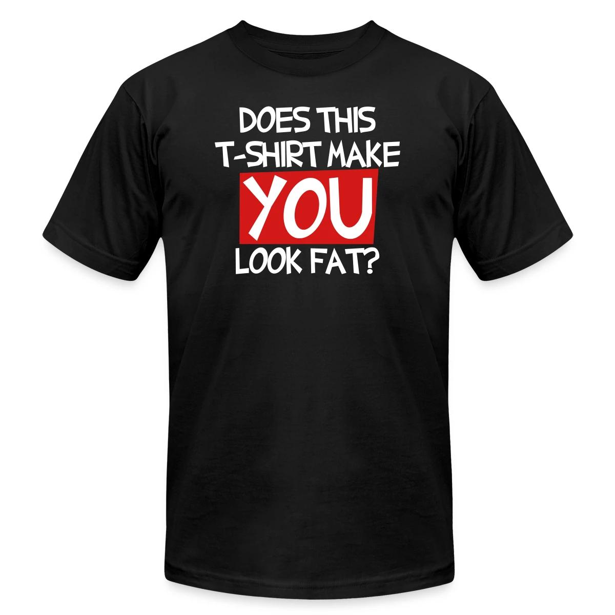 Does this T shirt make you look fat? - Jersey T-shirt