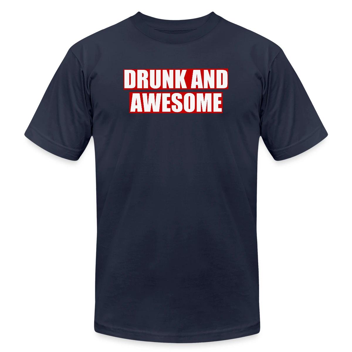 Drunk and awesome - Jersey T-shirt
