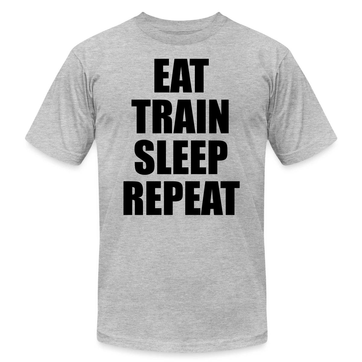 Eat train sleep repeat - Jersey T-shirt
