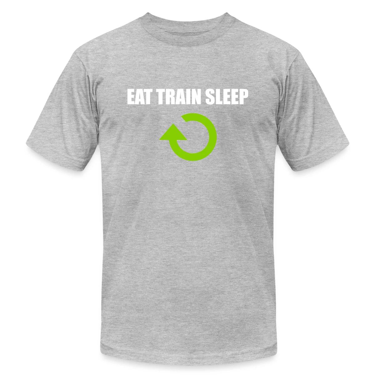Eat Train Sleep Repeat - Jersey T-shirt