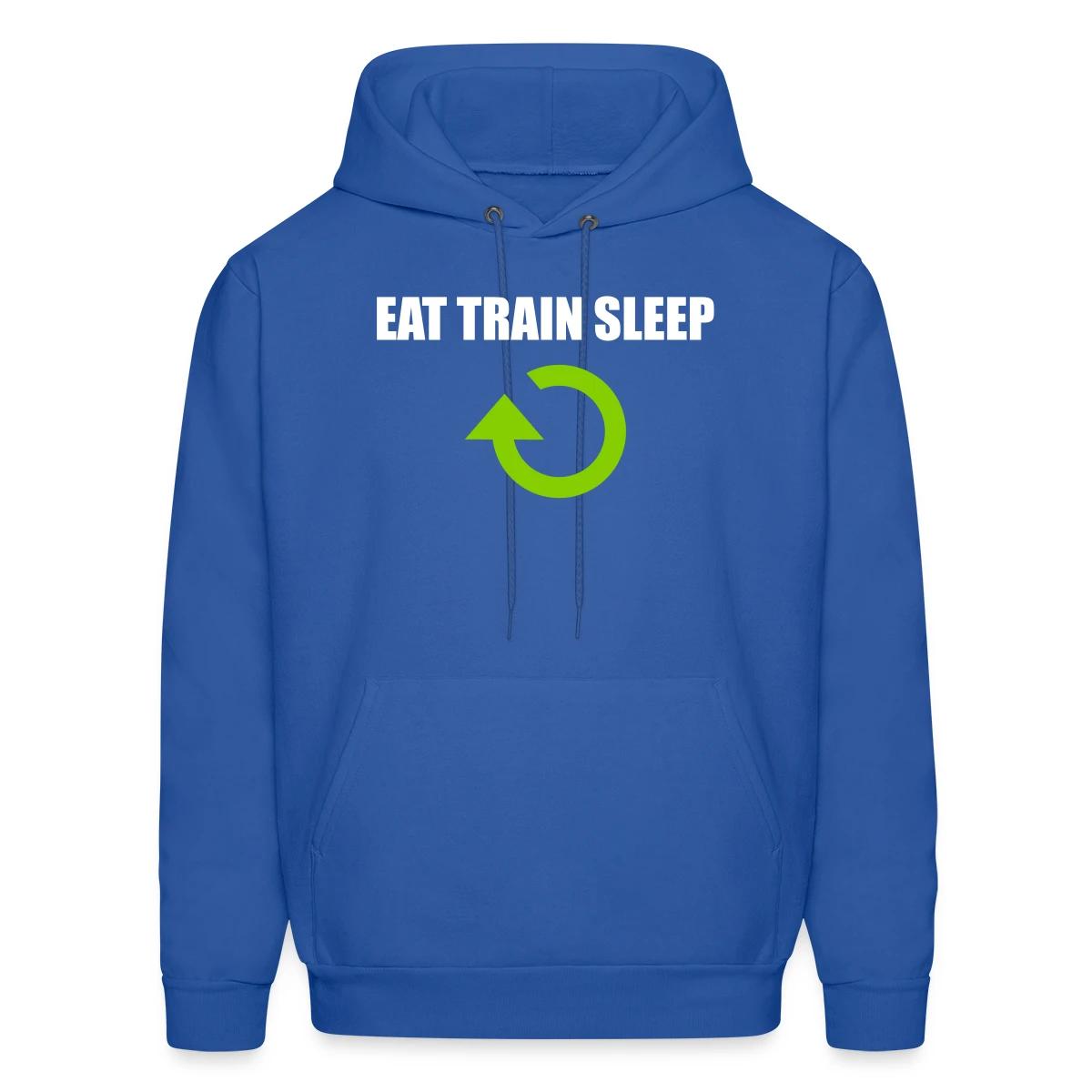 Eat Train Sleep Repeat - Men's hoodie