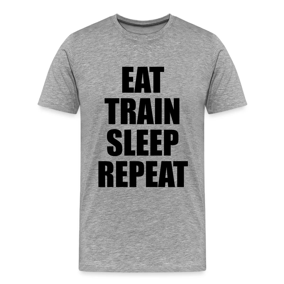 Eat train sleep repeat - Men's Premium T-shirt