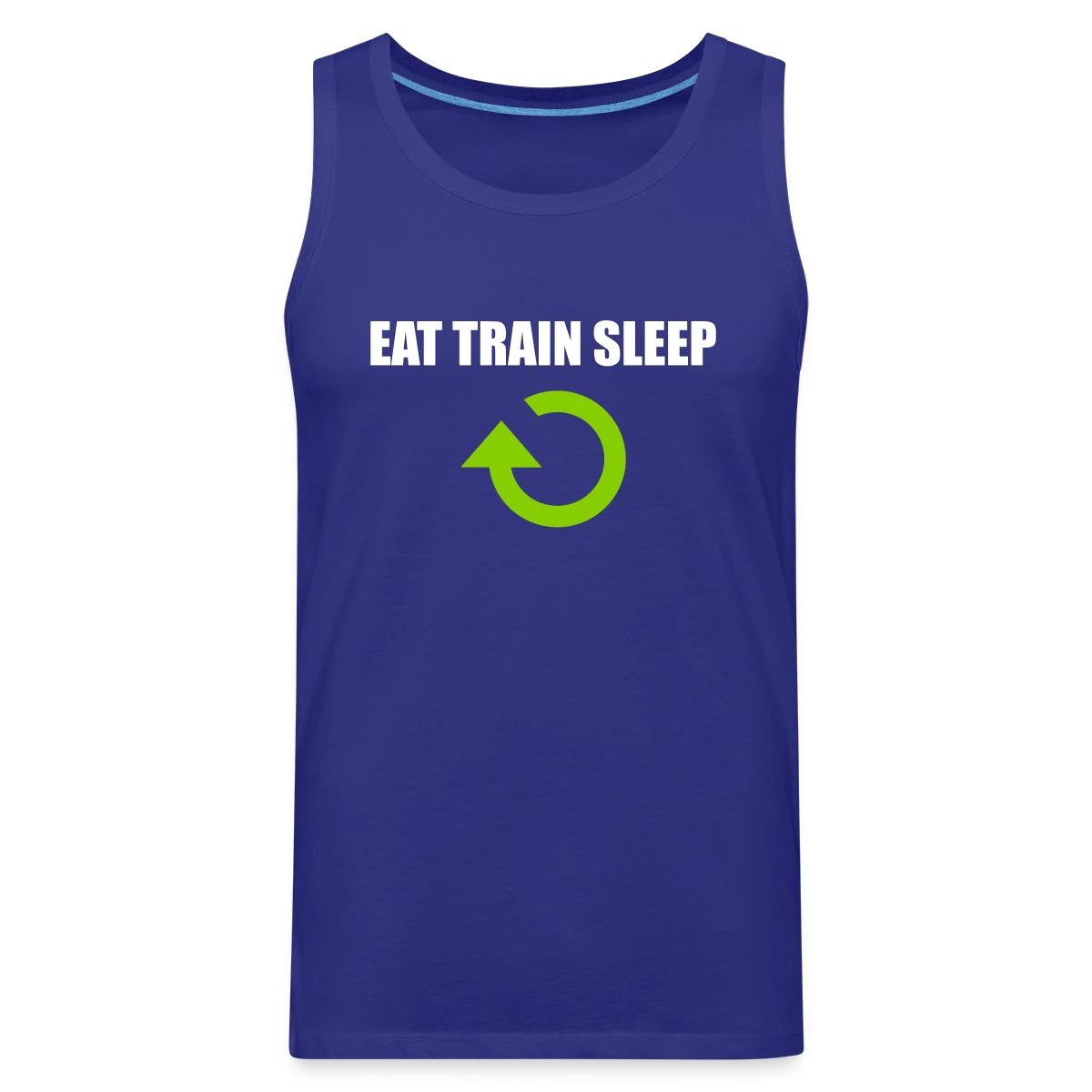Eat Train Sleep Repeat - Mens's Tank tops