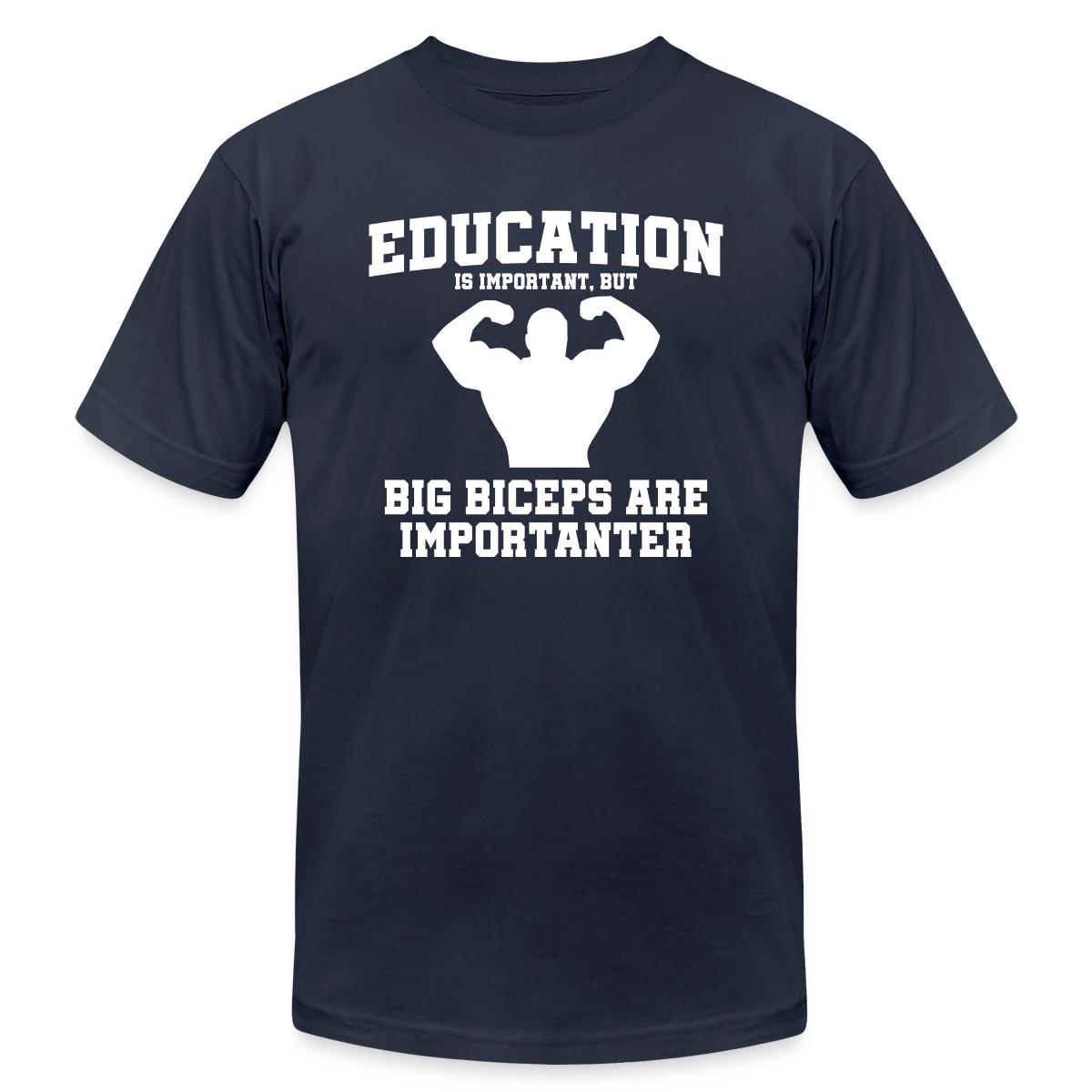 Education is important, but - Jersey T-shirt