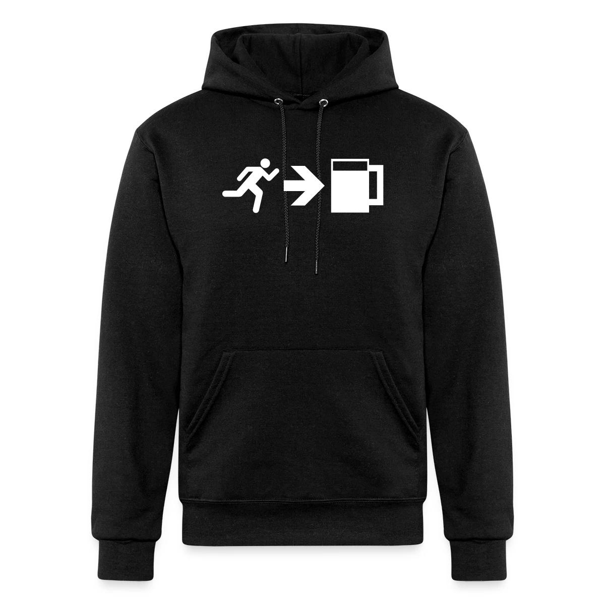 Emergency Beer Exit - Champion hoodie