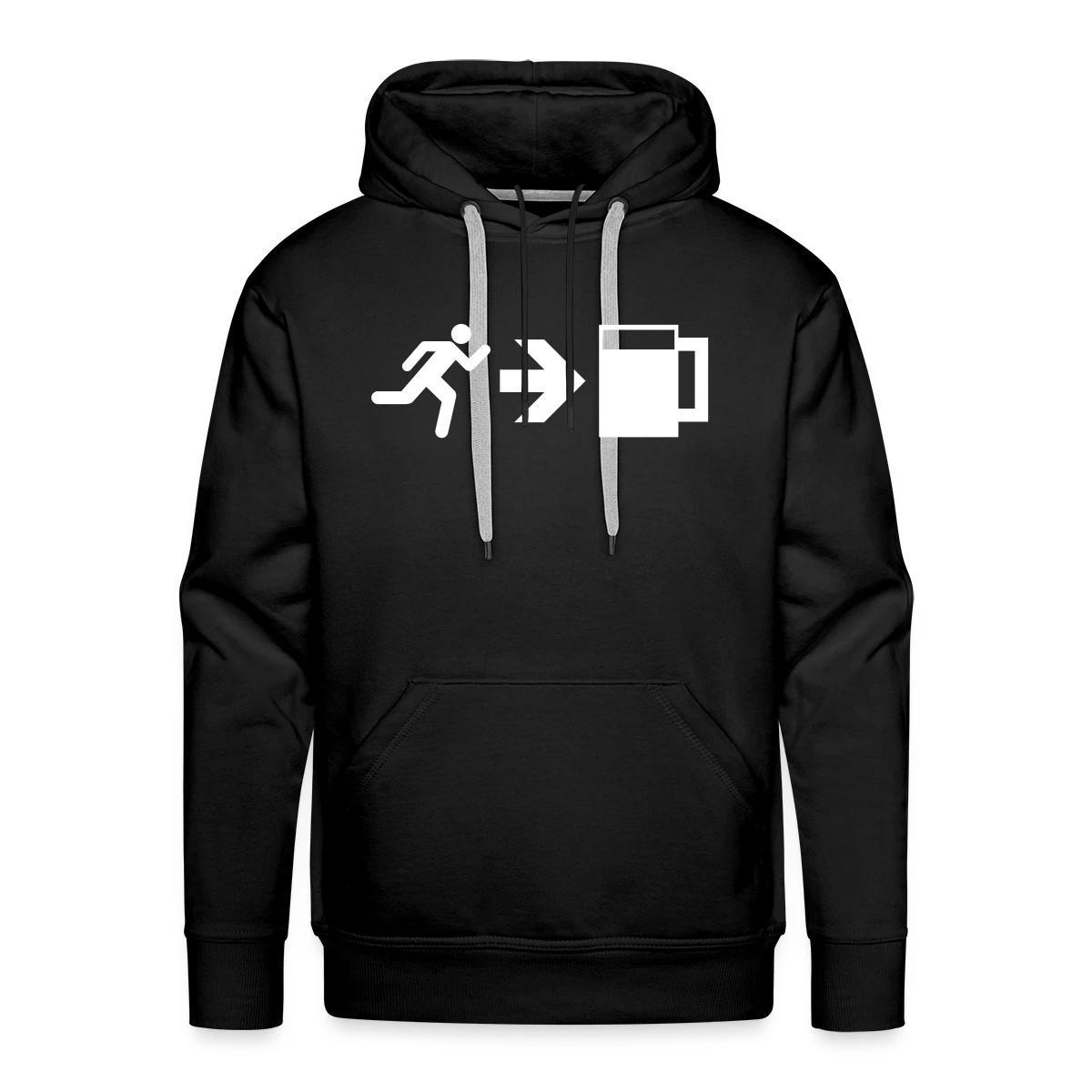 Emergency Beer Exit - Men's Premium hoodie