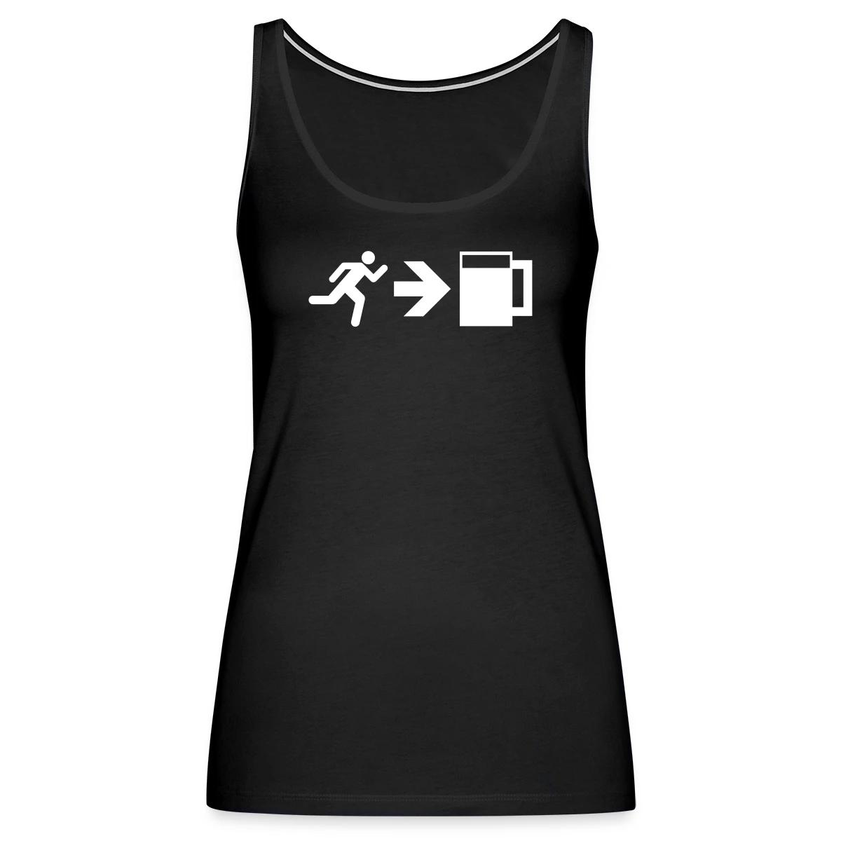 Emergency Beer Exit - Womens's Tank tops