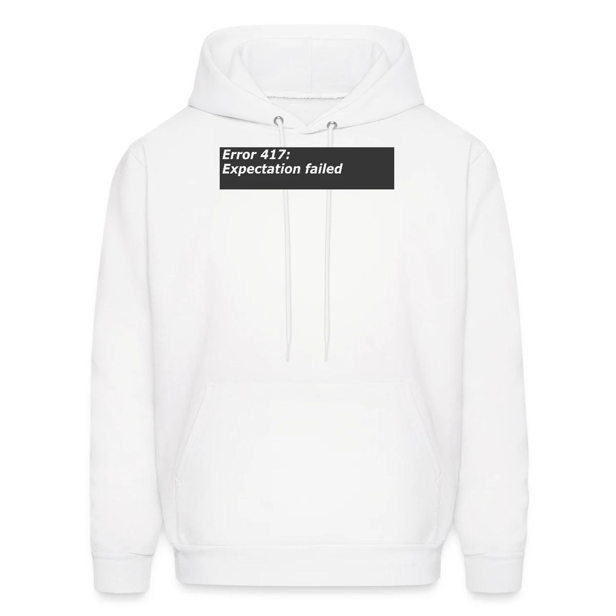 Error 417 expectation failed - Men's hoodie