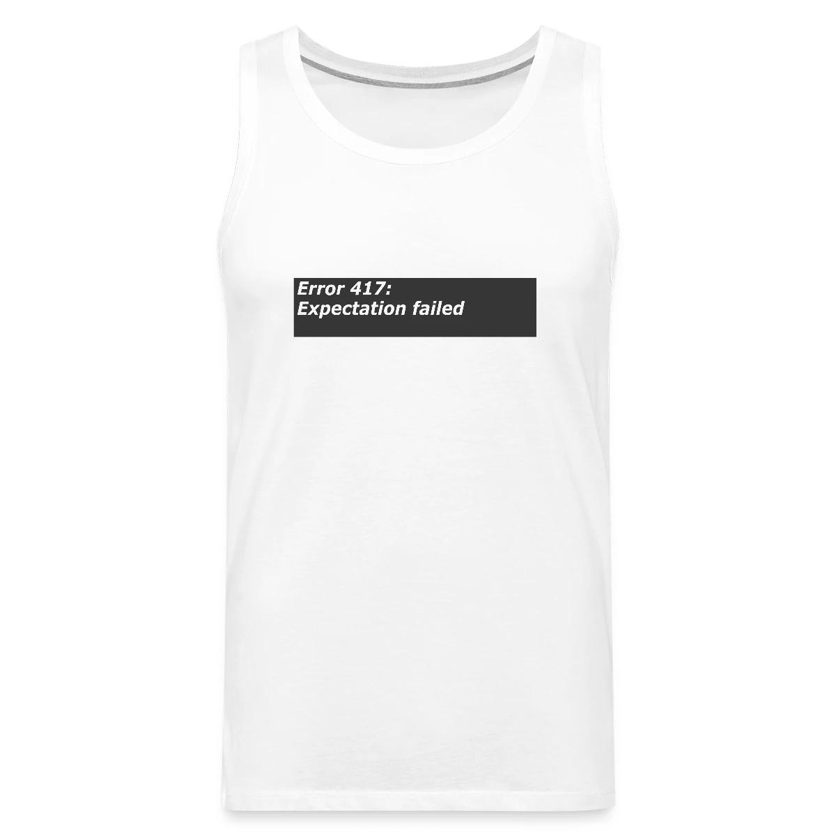 Error 417 expectation failed - Mens's Tank tops