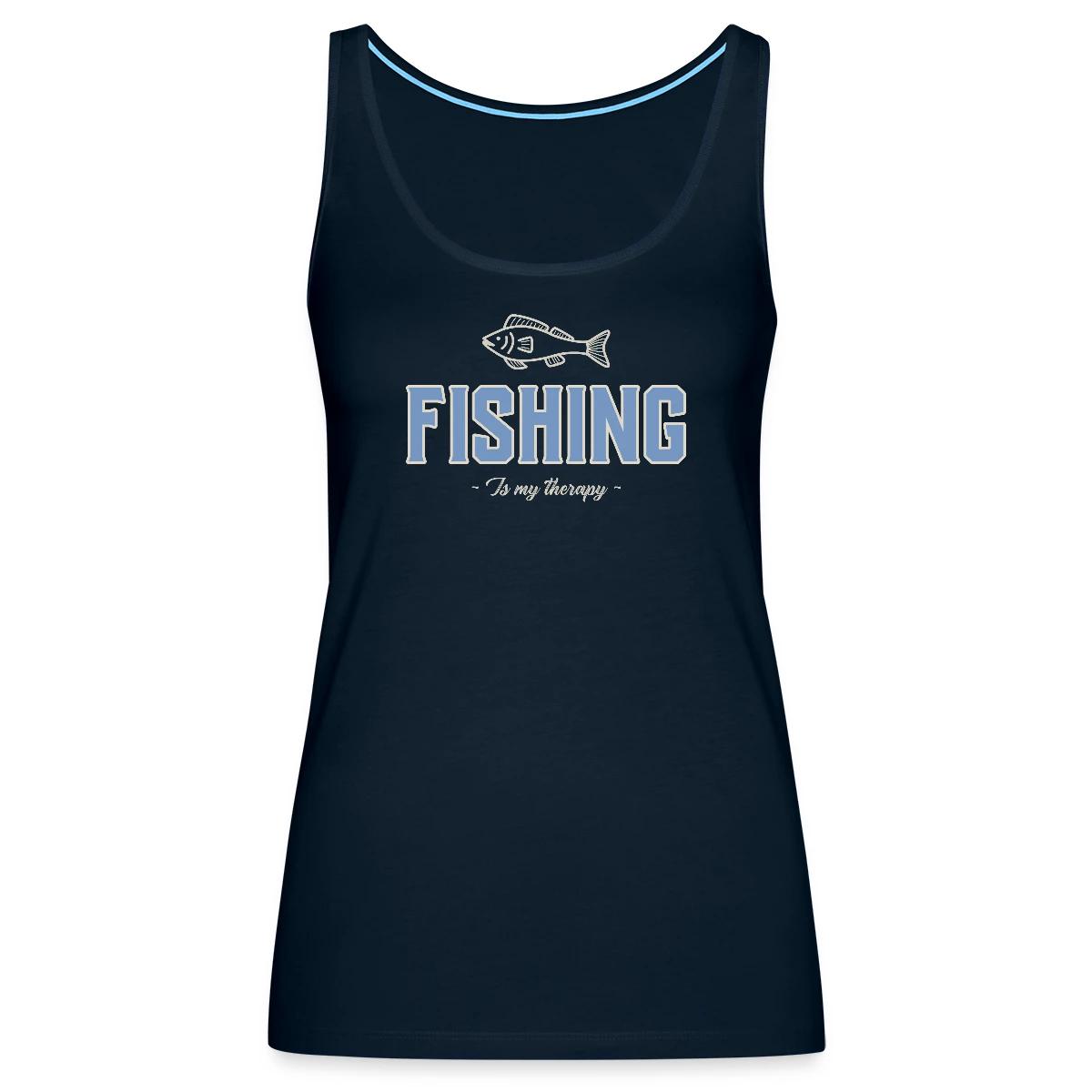 Fishing is my therapy - Womens's Tank tops