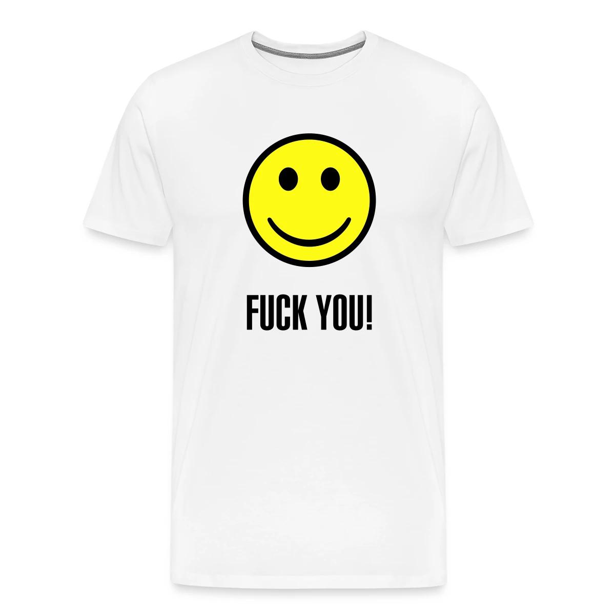 Fuck you smiley - Men's Premium T-shirt