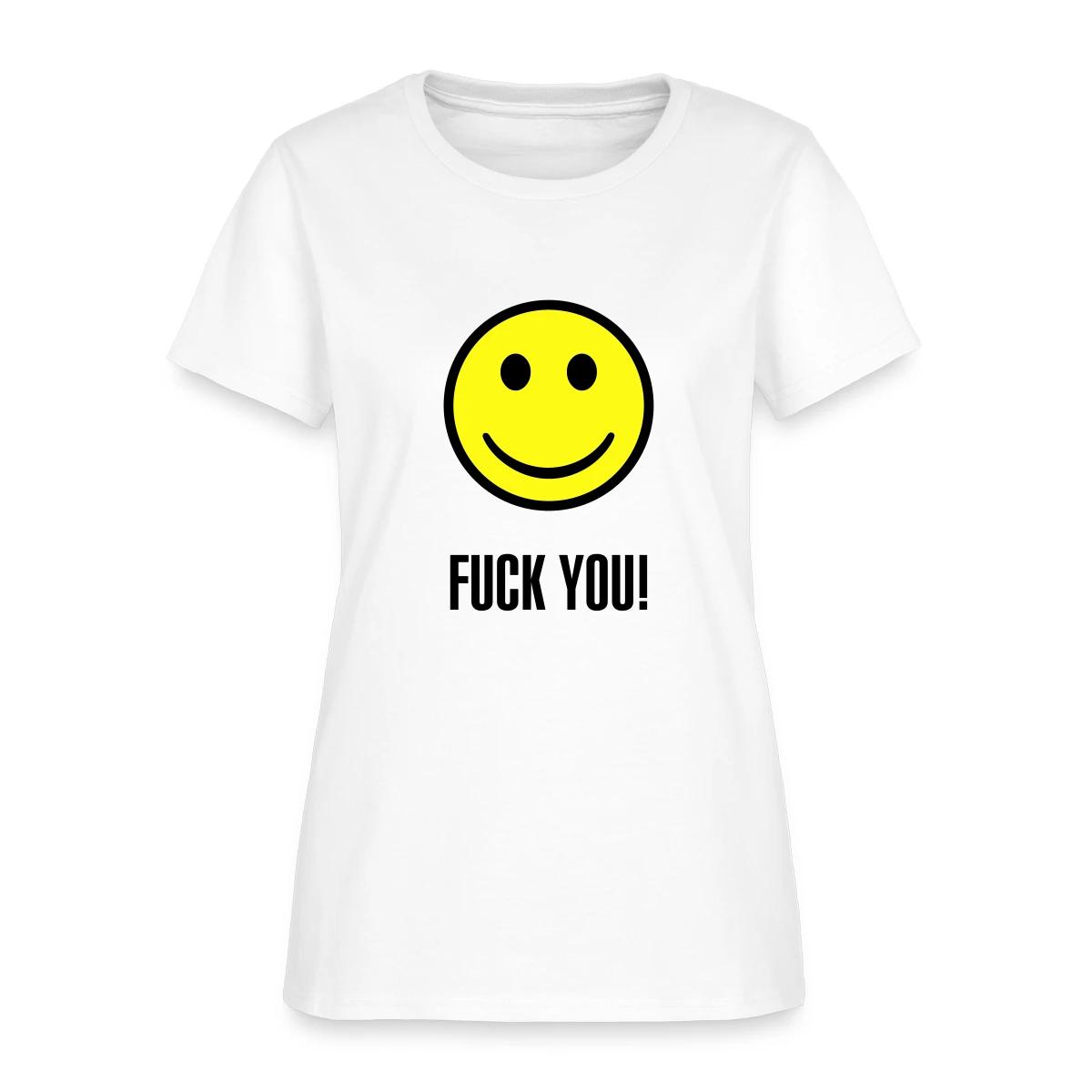 Fuck you smiley - Women's T-shirt