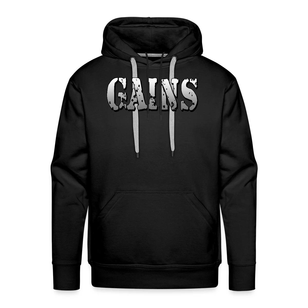 Gains - Men's Premium hoodie