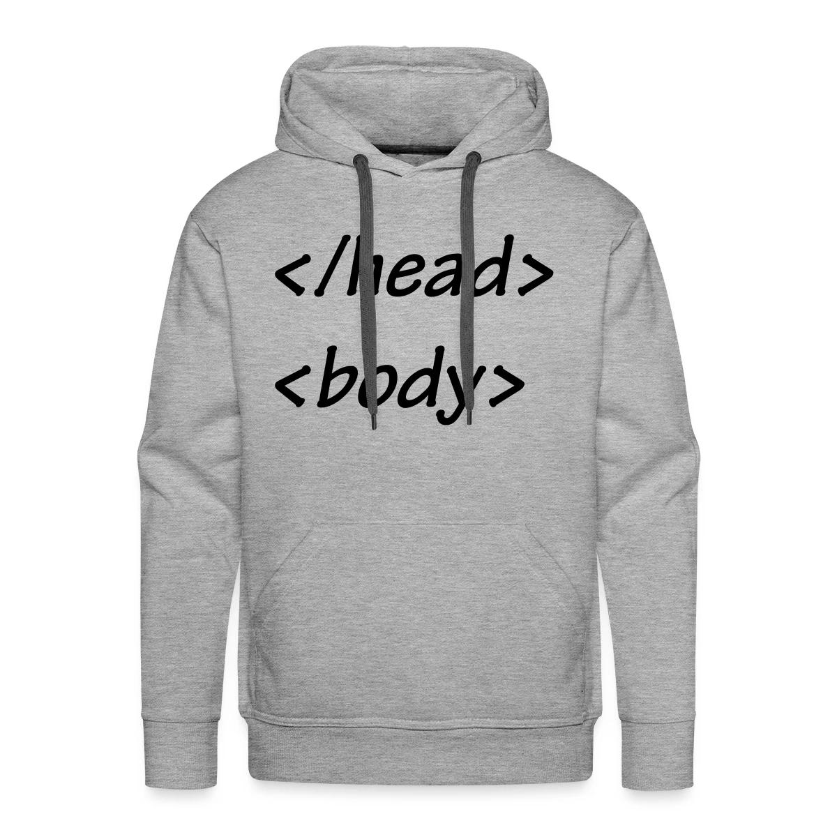 Head body html - Men's Premium hoodie
