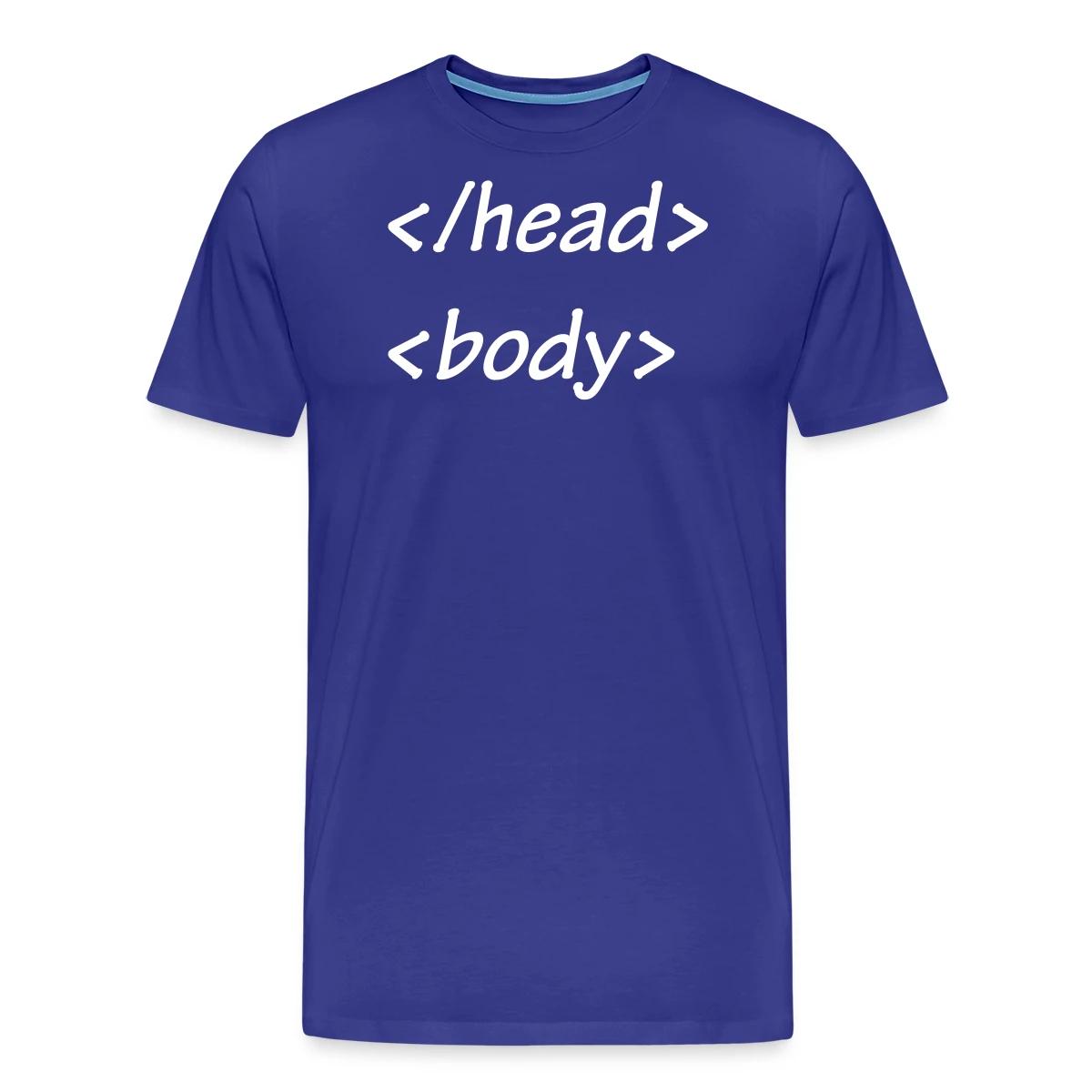 Head body html - Men's Premium T-shirt
