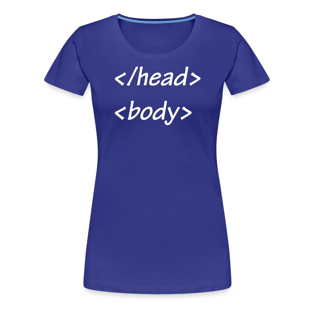 Head body html - Women's Premium T-shirt