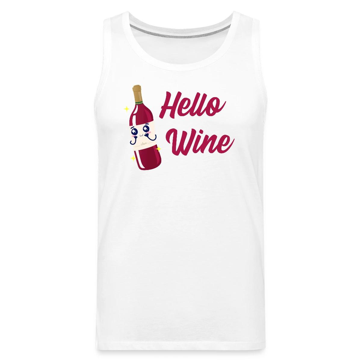 Hello wine - Mens's Tank tops