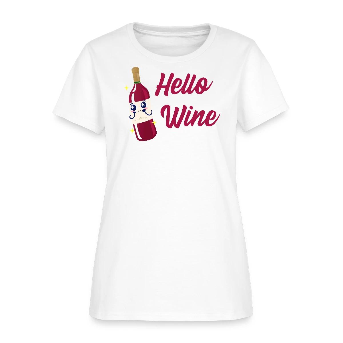 Hello wine - Women's T-shirt