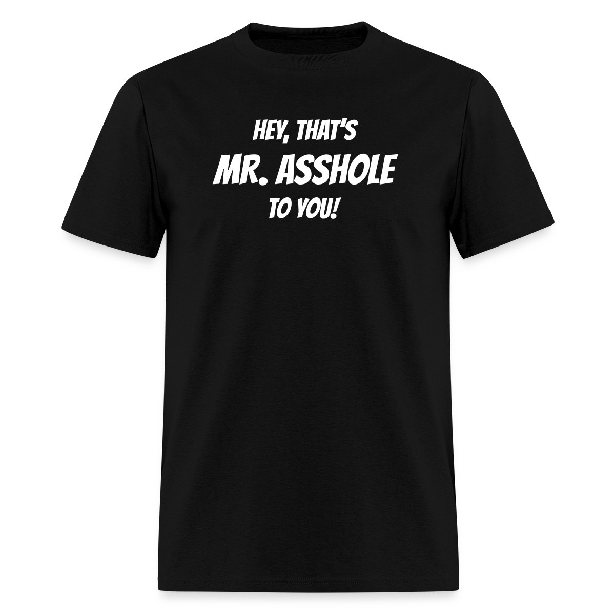 Hey, that's Mr. Asshole to you! - Men's T-shirt
