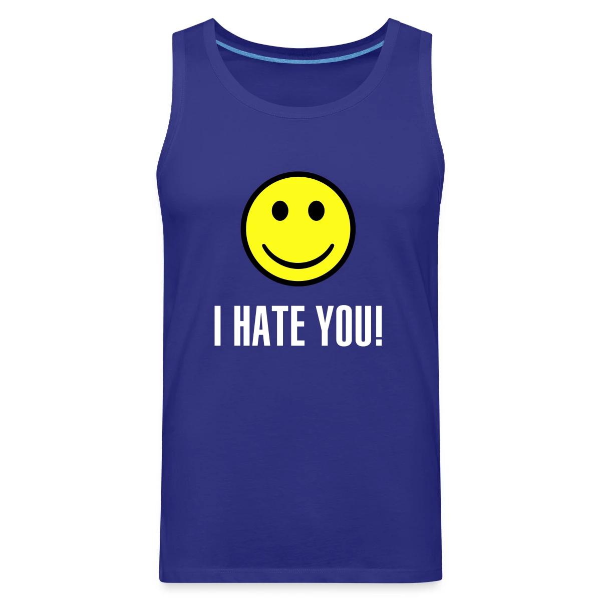 I hate you smile - Mens's Tank tops