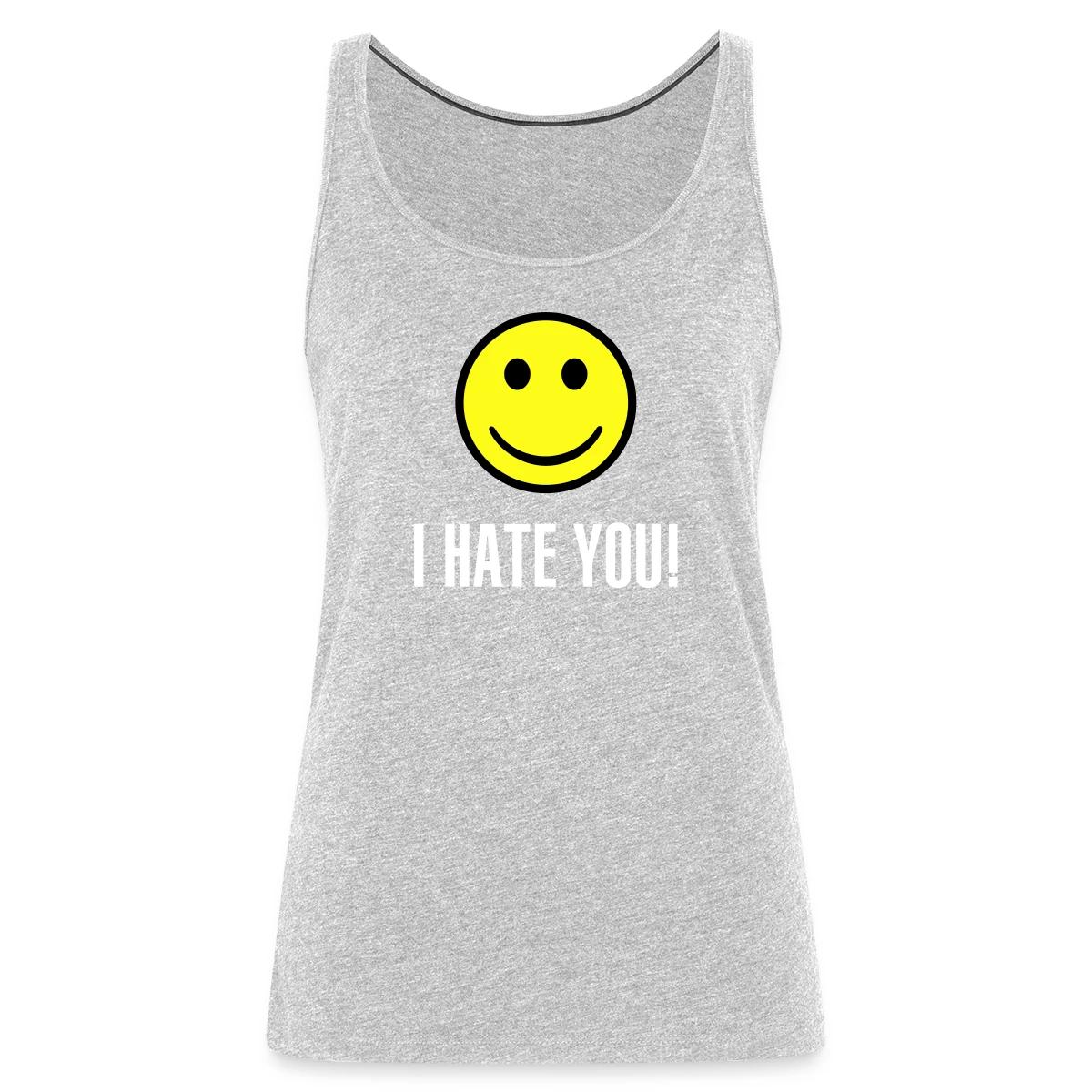 I hate you smile - Womens's Tank tops