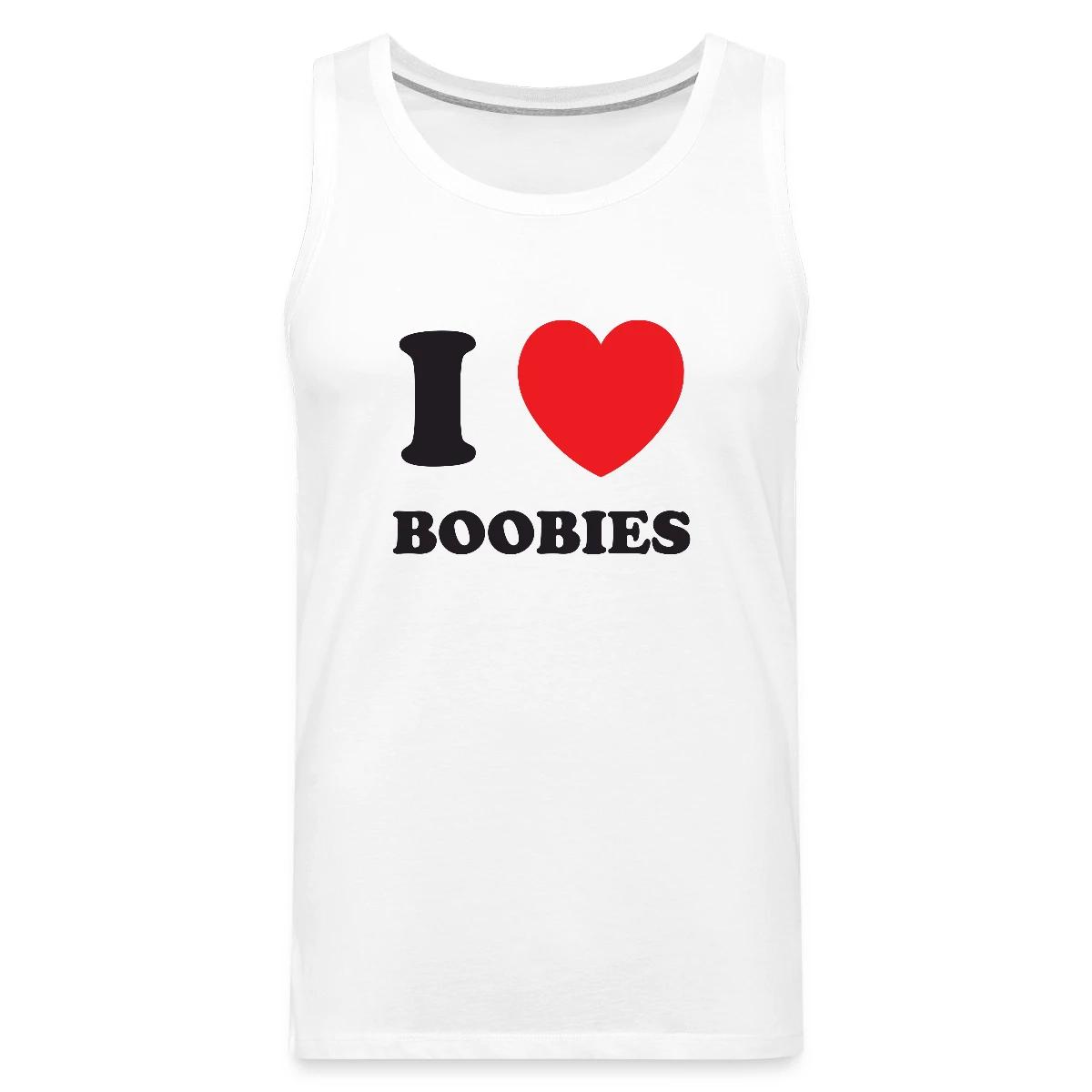 I love boobies - Mens's Tank tops