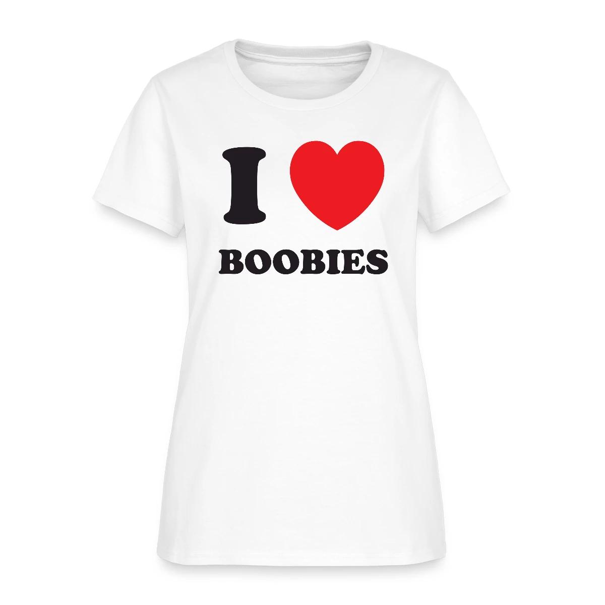 I love boobies - Women's T-shirt