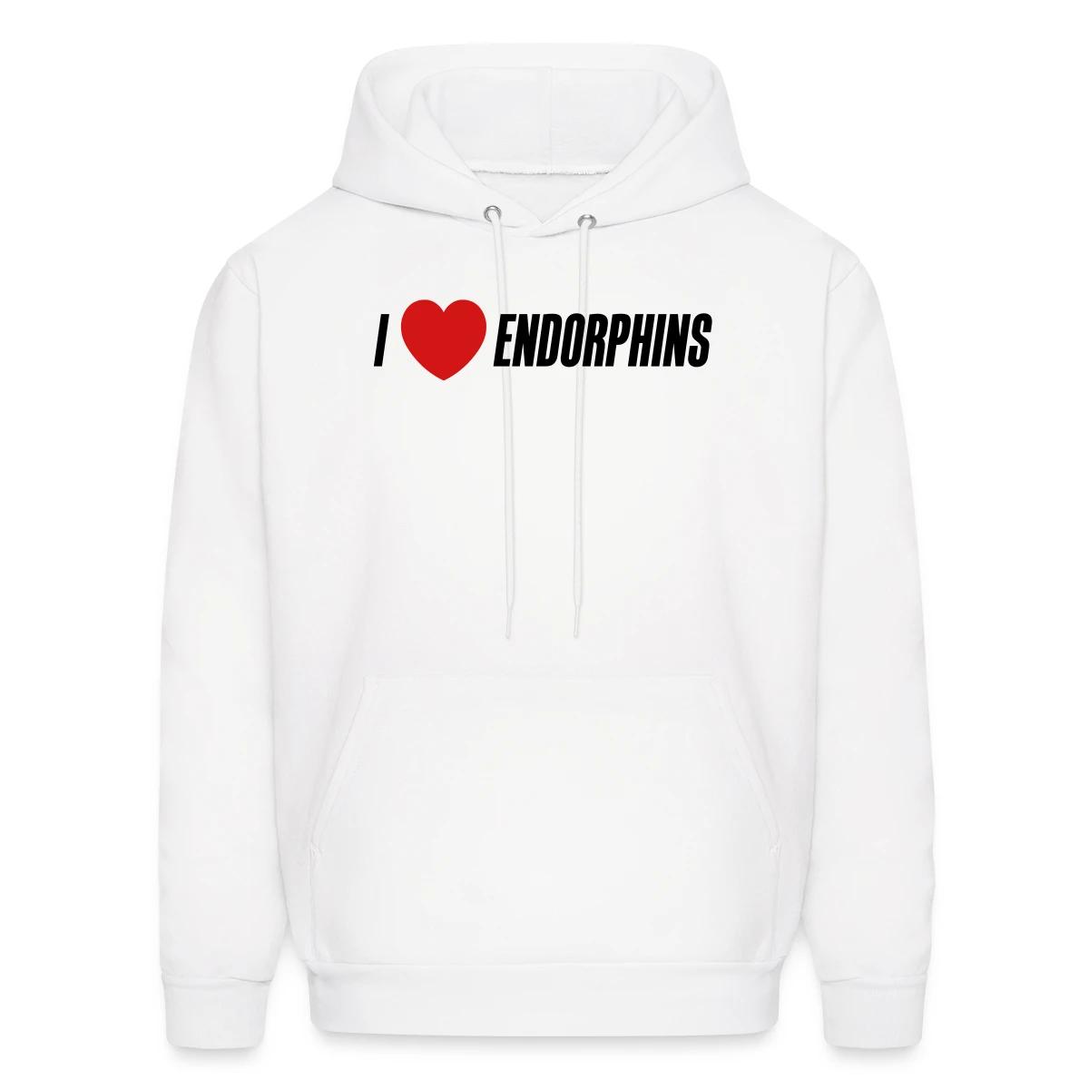I love endorphins - Men's hoodie