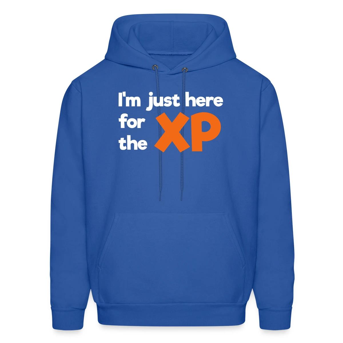 I'm just here for the XP - Men's hoodie
