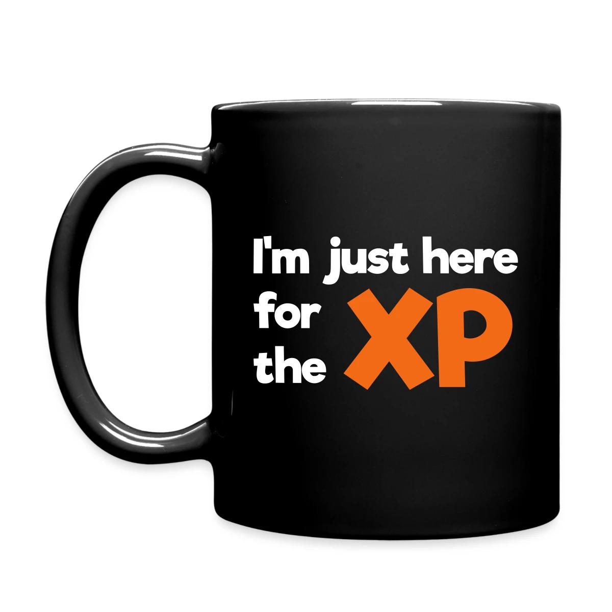 I'm just here for the XP - Full color mug