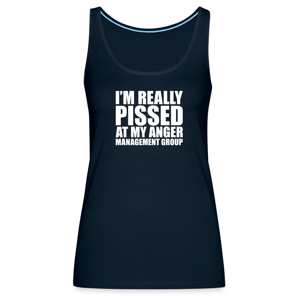 I'm really pissed at my anger management group - Womens's Tank tops