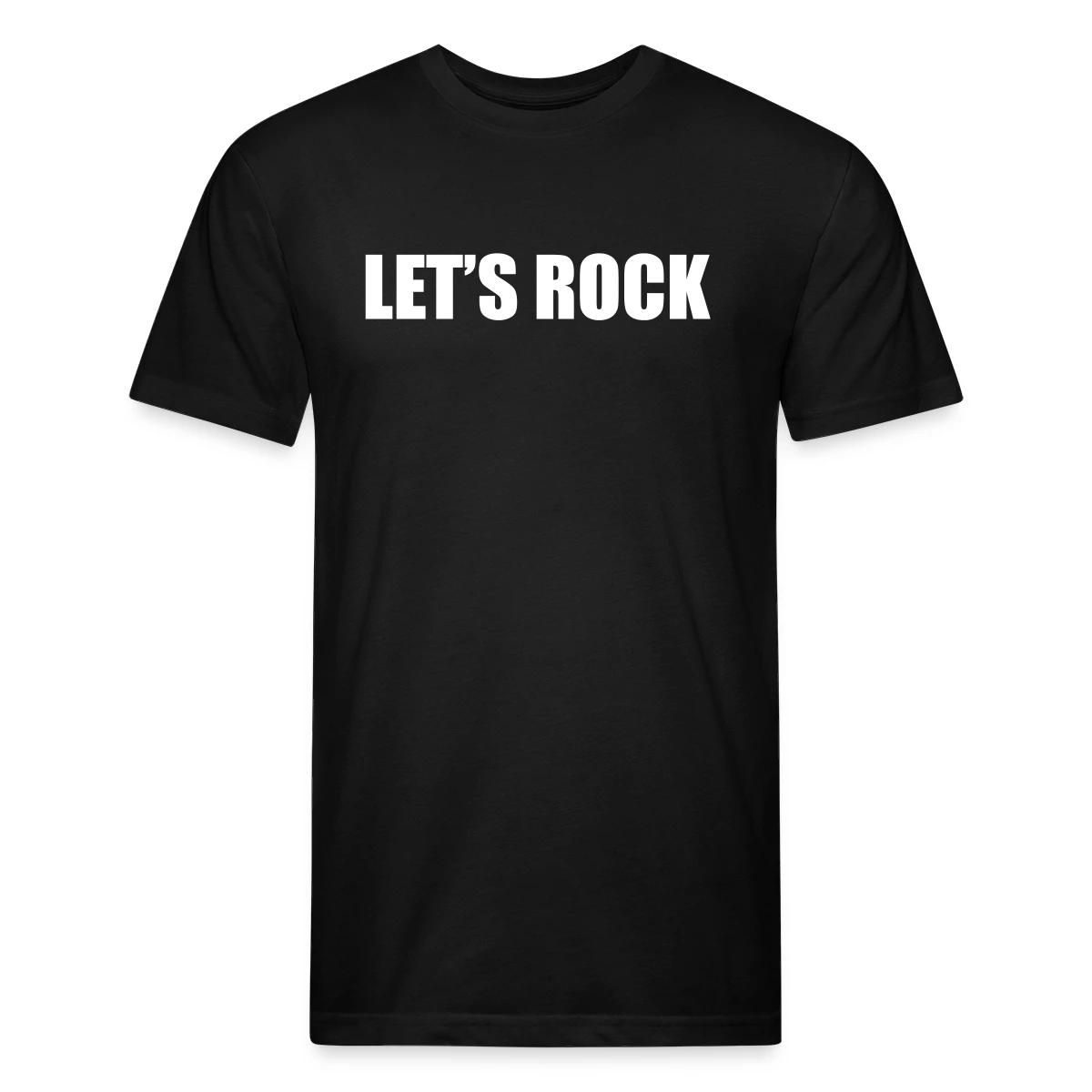 Let's rock - Men's Fitted T-shirt