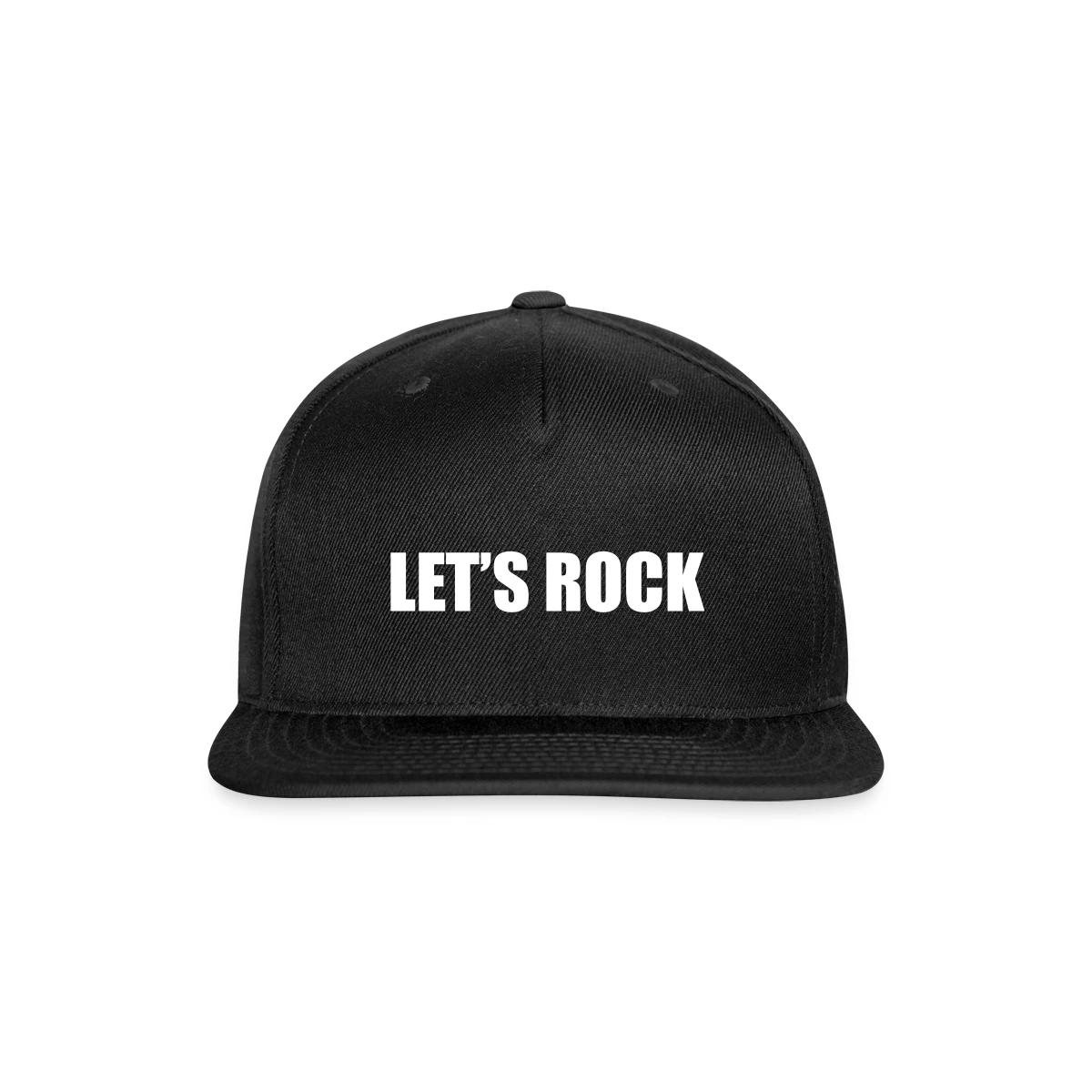 Let's rock - Snapback cap