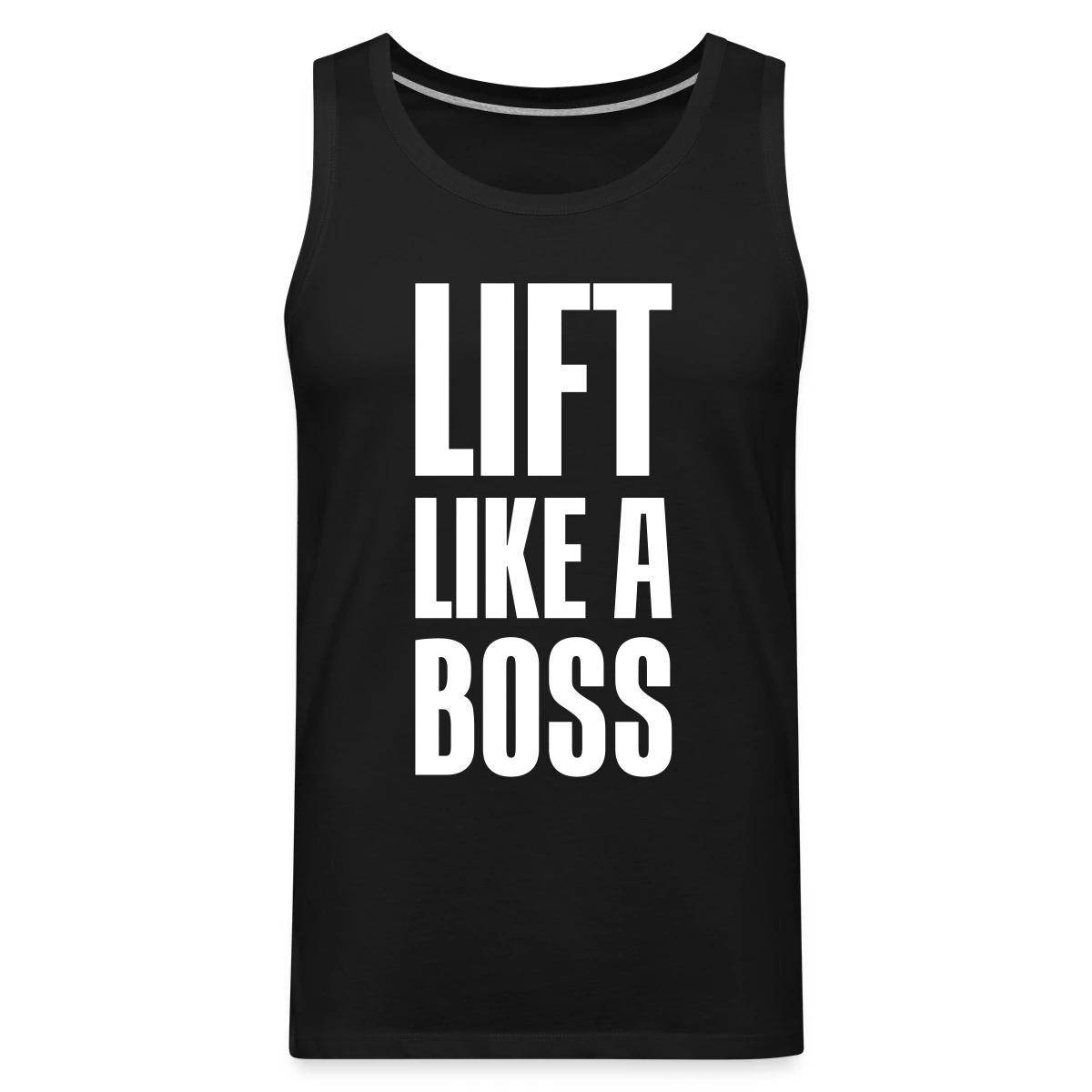 Lift like a boss - Mens's Tank tops